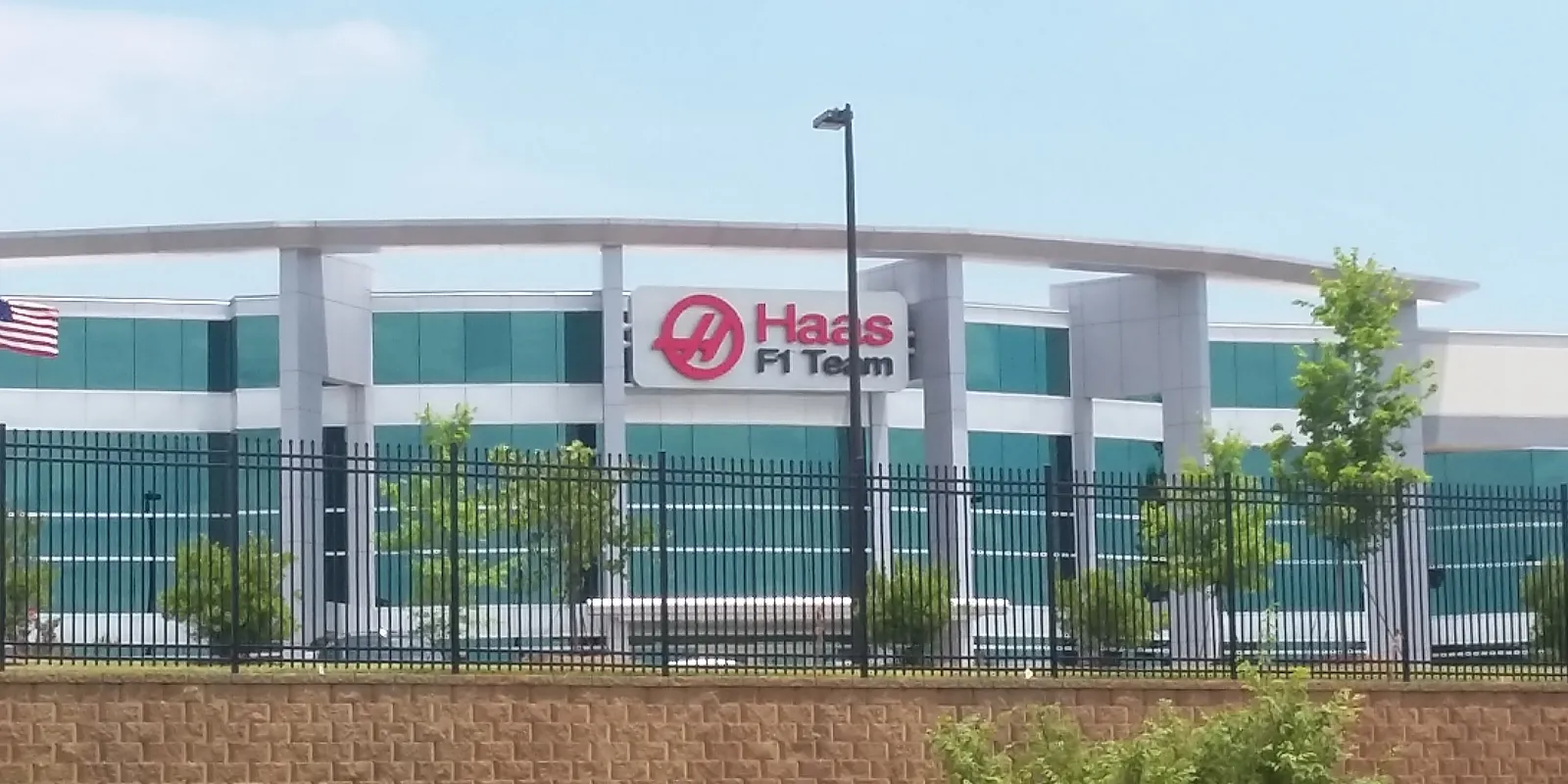 Haas race team headquarters and engineering facility in Kannapolis, North Carolina