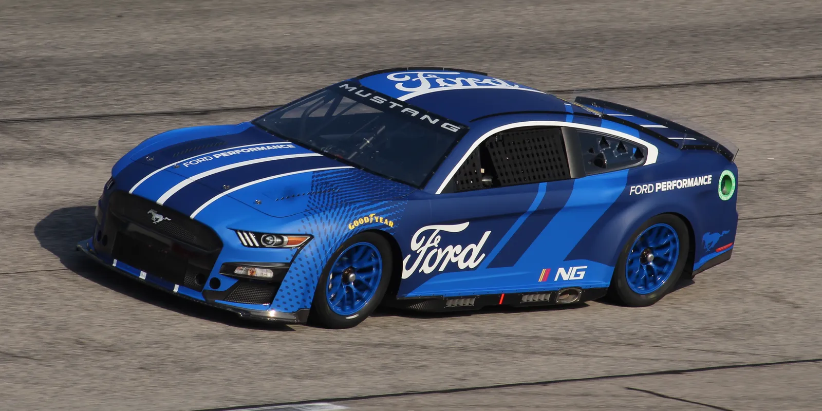 Team Penske Next Gen Ford Mustang race car, showcasing Mooresville’s championship motorsports heritage