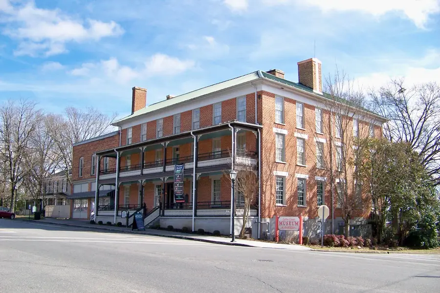 Historic Hoffman Hotel housing the Gaston County Museum of Art and History in Dallas, North Carolina