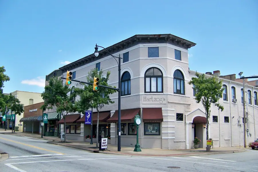Historic Old Star Theater building facade in downtown Gaffney, South Carolina
