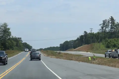 NC Highway 24 and 27 commercial thoroughfare connecting Charlotte and Locust through Stanly County
