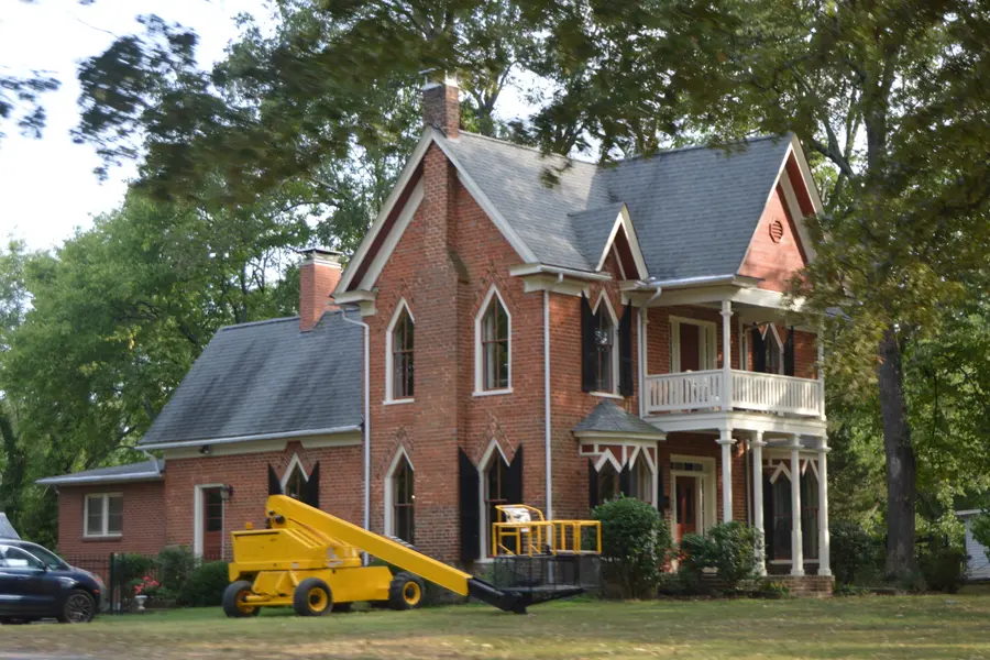 Victorian architecture of the 1880 Abraham Nail House in the North Main Street Historic District in Mocksville