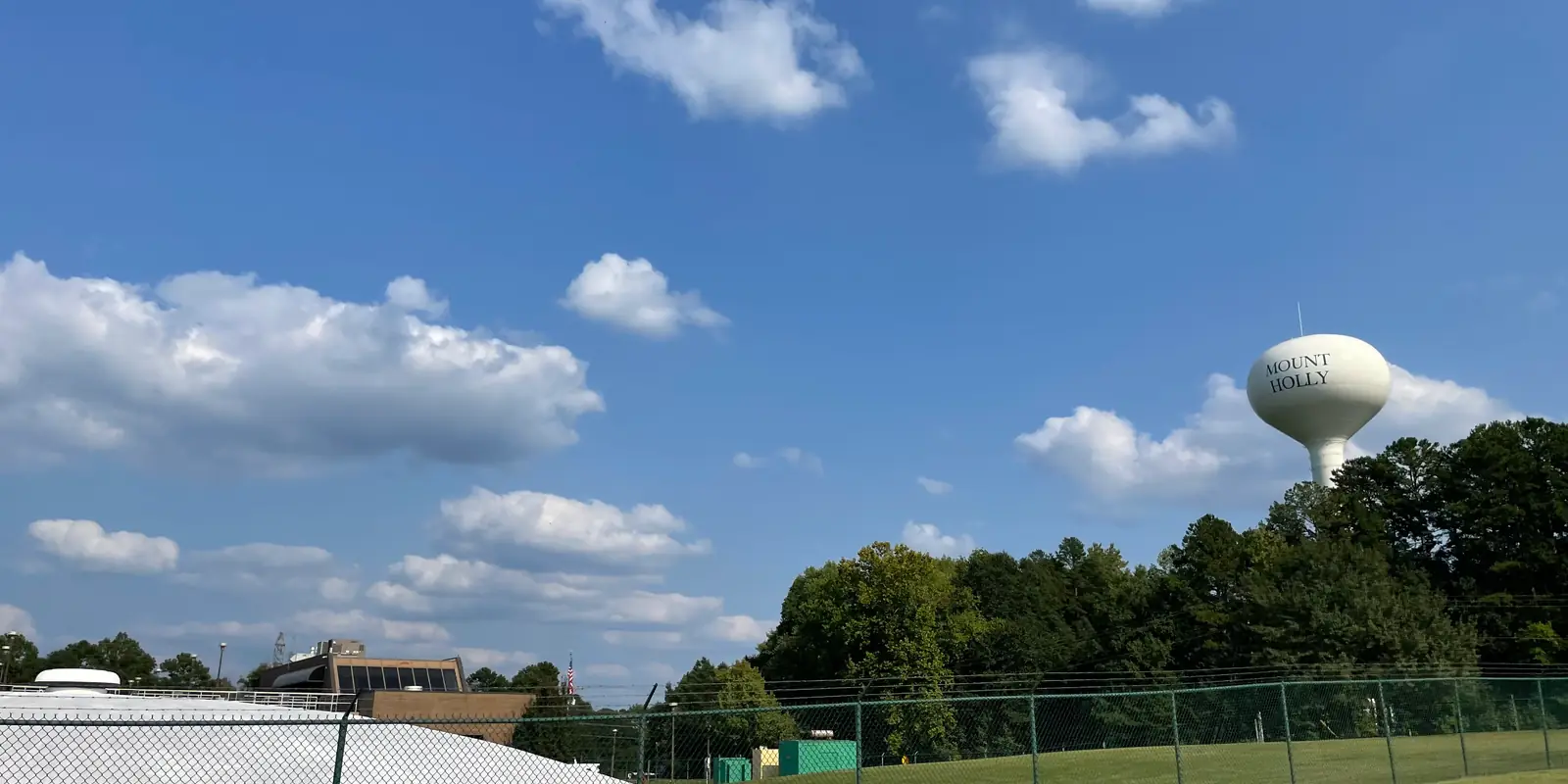 Municipal water treatment plant and environmental infrastructure along the Catawba River in Mount Holly, North Carolina