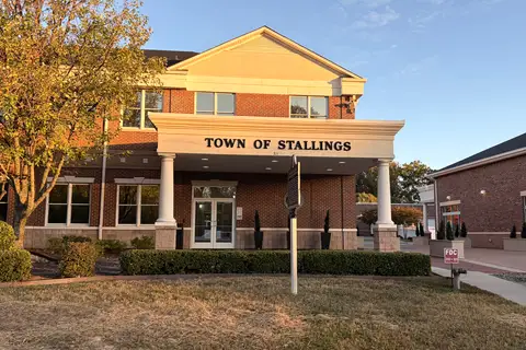 Stallings Town Hall and Civic Center located on Monroe-Weddington Road in Stallings, North Carolina