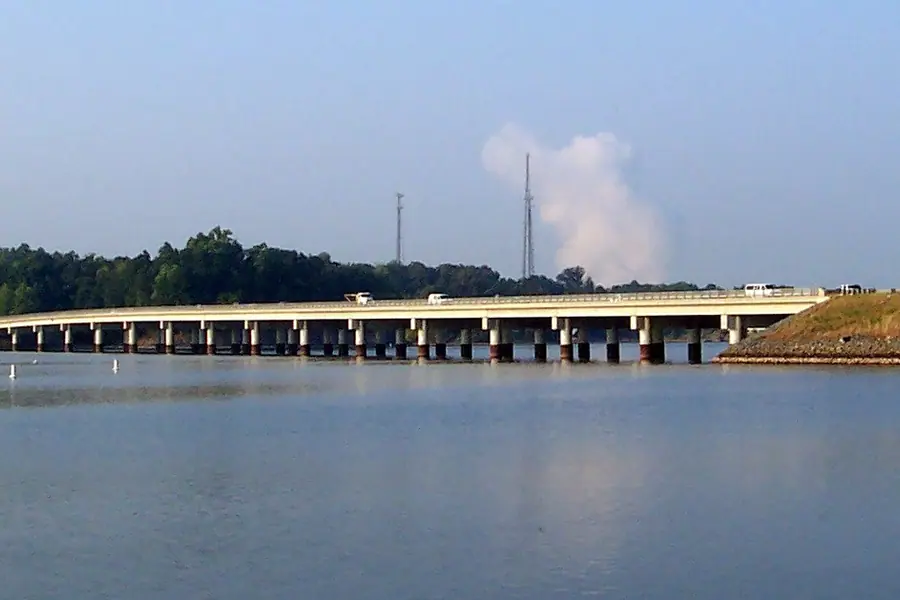 Buster Boyd Bridge spanning Lake Wylie connecting South Carolina and North Carolina