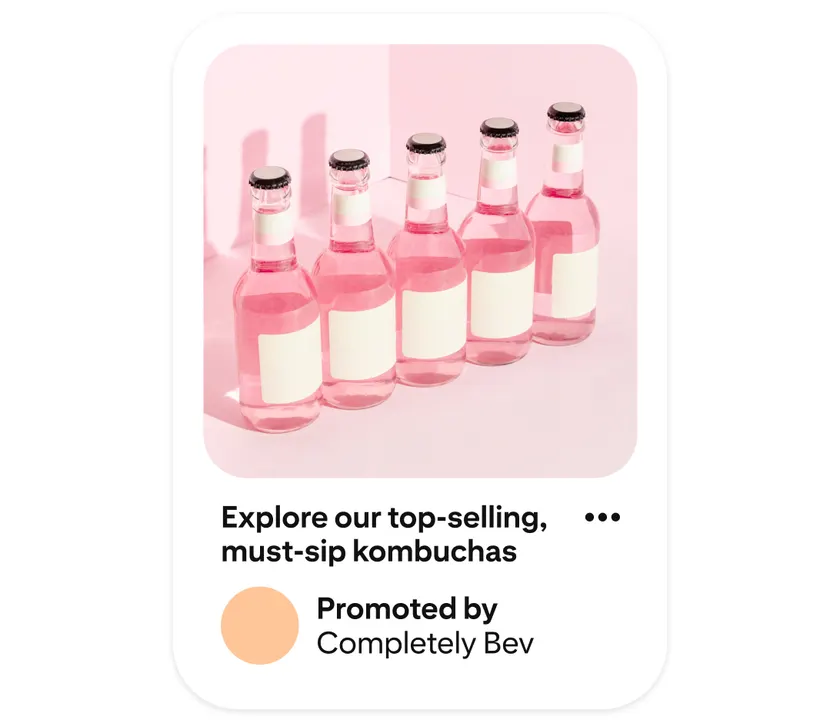 Pinterest conversion campaign example with shoppable product Pins
