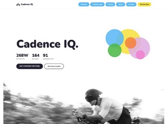Cycling App SaaS Platform custom website design in Mint Hill NC by Overtop Media Digital Marketing