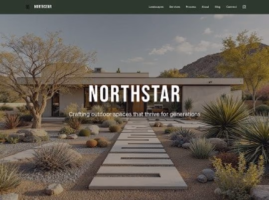 Landscape Design custom website design in Ballantyne NC by Overtop Media Digital Marketing