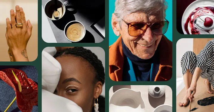 Pinterest collage of Pin images illustrating its creative best practices