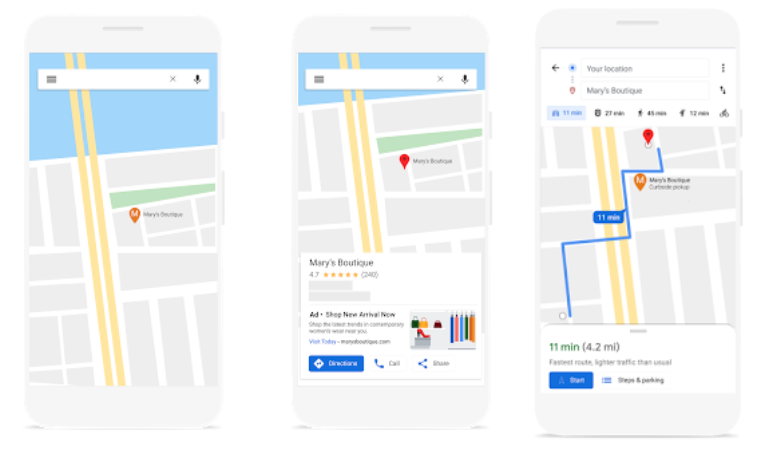 Google Ads Local Campaigns can appear on Google Maps