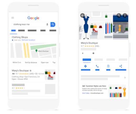 Google Ads Local Campaigns can appear on Google Search Network
